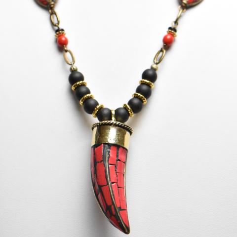 Bali Coral and Black Horn 
